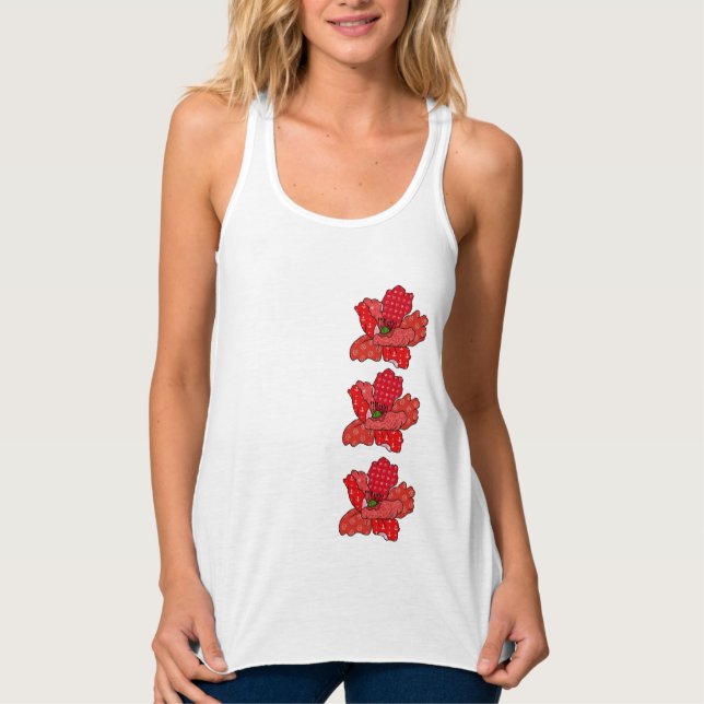 Bunter Mohn Tank Top (Anverso)