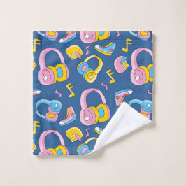 Bunter Musikmix en rosa, blau, gelb