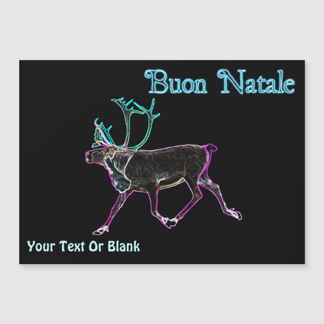 Buon Natale - Caribou Eléctrico (Anverso)