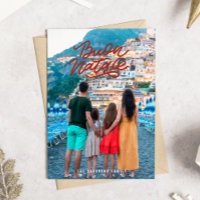 Buon Natale Navidades italianos tarjeta de vacacio