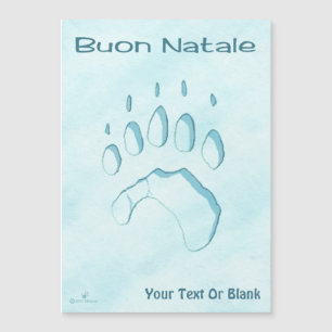 Buon Natale - Papel polar para el oso