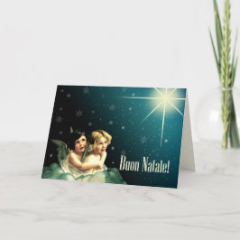 Buon Natale. Tarjetas de navidad en italiano