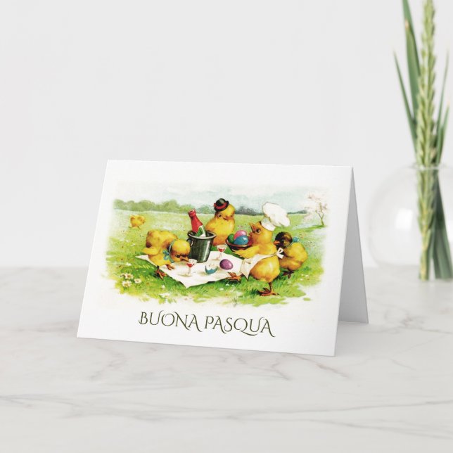 Buona Pasqua. Tarjetas de felicitación de Pascua (Anverso)