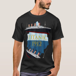 Buque de crucero juvenil de camisetas Titanic 1912