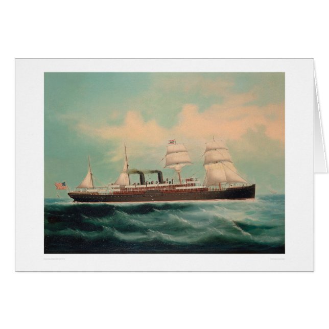 Buque de vapor S.S. China (1614A) (Anverso (Horizontal))