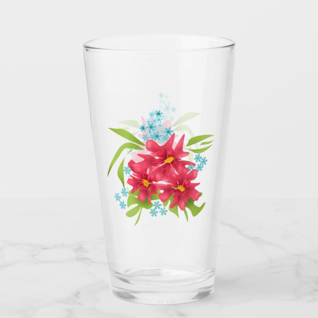 Buque de verano de primavera flores florales amari (Anverso)