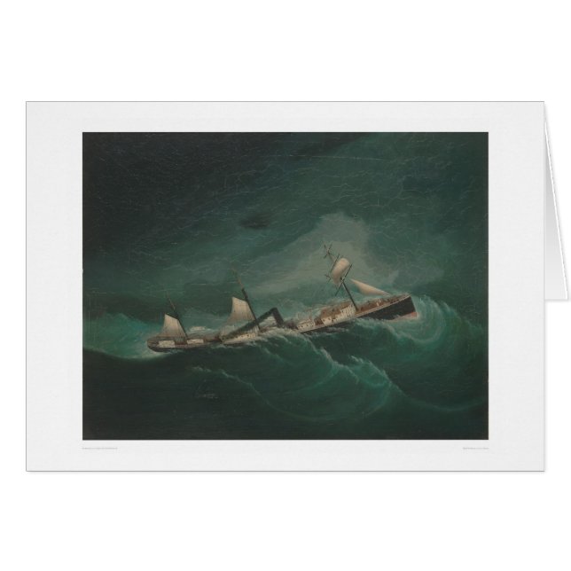 Buque del envío… en la tormenta (1261) (Anverso (Horizontal))