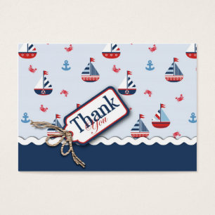 ¡Buques Ahoy! Etiqueta de regalo de TY