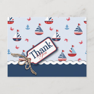 ¡Buques Ahoy! Postal TY