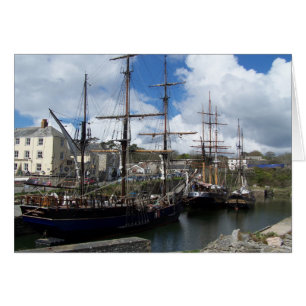 Buques de vela Charlestown Harbour Cornwall Photo