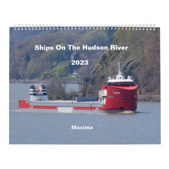 Buques en el calendario del río Hudson 2023 (Tapa)
