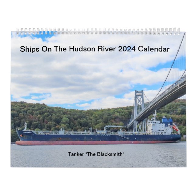 Buques En El Calendario Del Río Hudson En 2024 (Tapa)