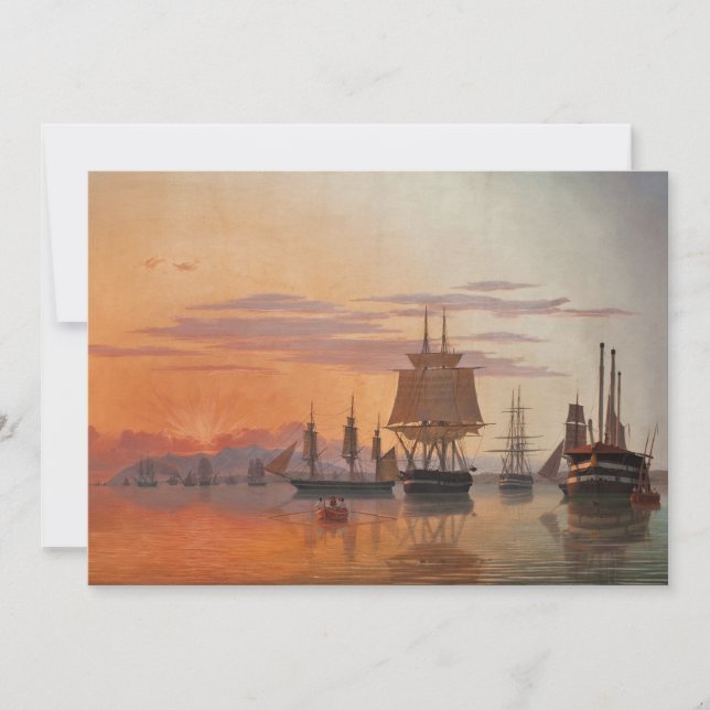 Buques en el río Tajo | Carl Dahl (Anverso)