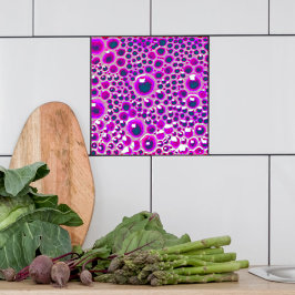 Burbuja decorativa de azulejos de 4"