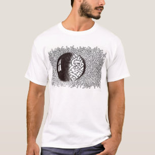 Burbuja en las líneas camiseta