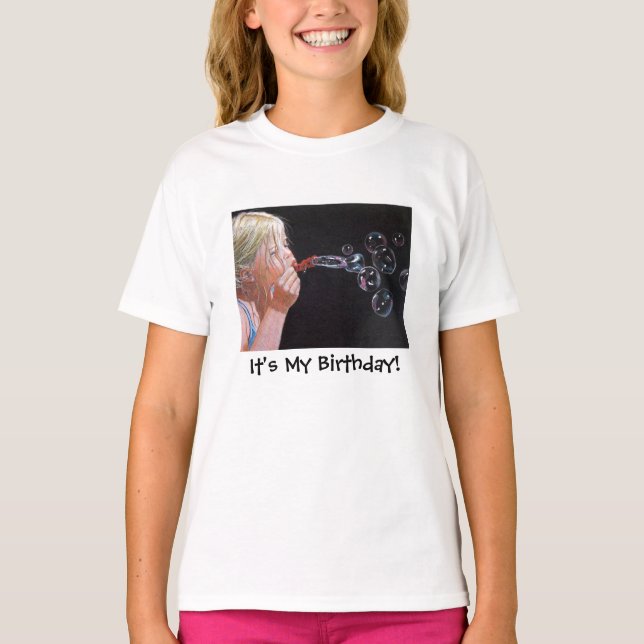 ¡BURBUJA, es mi cumpleaños! CAMISETA (Anverso)