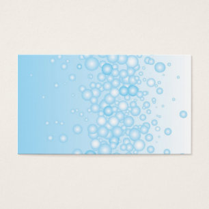 Burbujas azules del baño