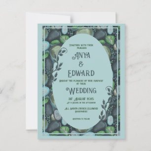 Burbujas de agua - Invitación a la boda