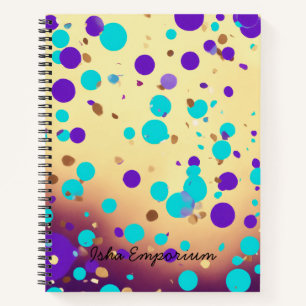 Burbujas de pensamiento de cuaderno espiral: donde