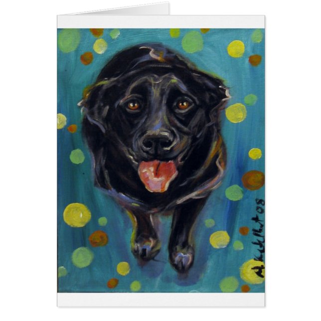 Burbujas negras felices del laboratorio (Frente)