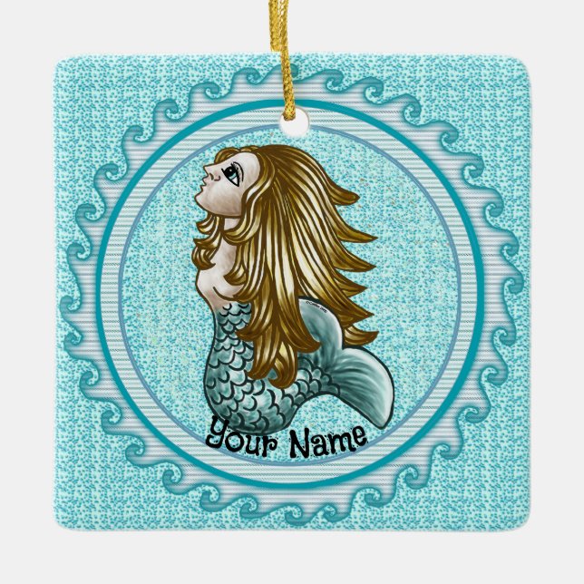 Burbujas Ornamento místico de la sirena (Anverso)