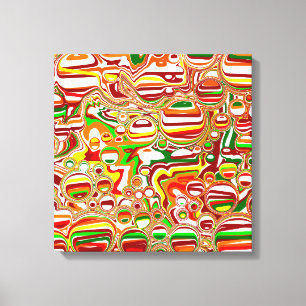 Burbujas retro Resumen arte moderno