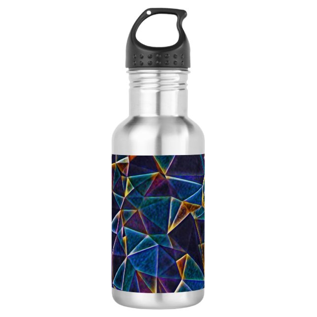 Burbujas rotas Botella de agua de acero inoxidable (Anverso)