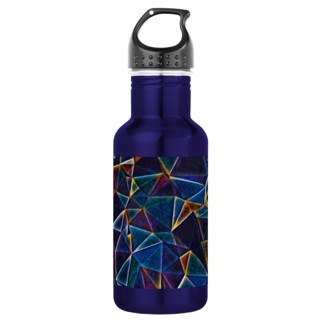 Burbujas rotas Botella de agua de acero inoxidable (Anverso)