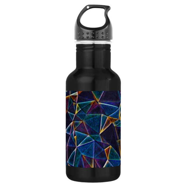 Burbujas rotas Botella de agua de acero inoxidable (Anverso)