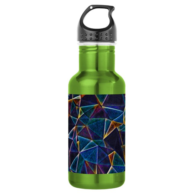Burbujas rotas Botella de agua de acero inoxidable (Anverso)
