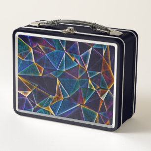 Burbujas rotas Caja de almuerzo Metalizado