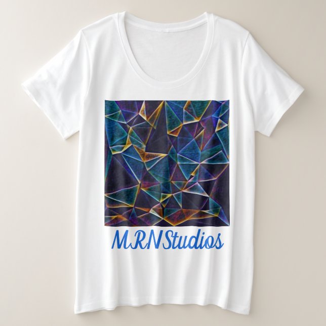 Burbujas rotas más camiseta tamaño (Anverso del diseño)