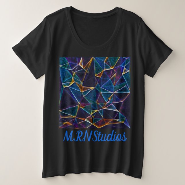 Burbujas rotas más camiseta tamaño (Anverso del diseño)