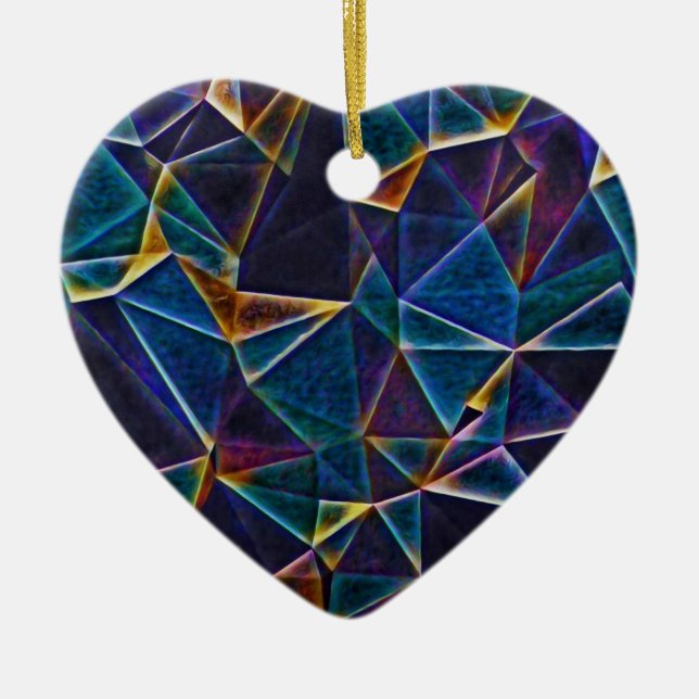 Burbujas rotas Ornamento cerámico (Frente)