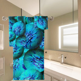 Burbujas turquesas abstractas