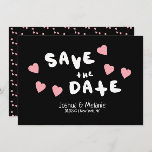 Burbujas y corazones salvan las Invitaciones de la