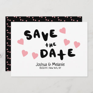 Burbujas y corazones salvan las Invitaciones de la