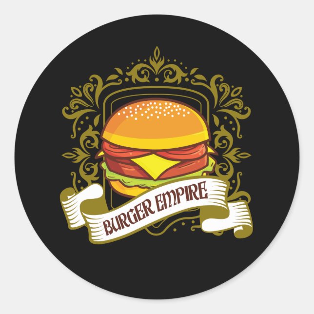 Burger Empire Pegatinas y etiquetas (Anverso)