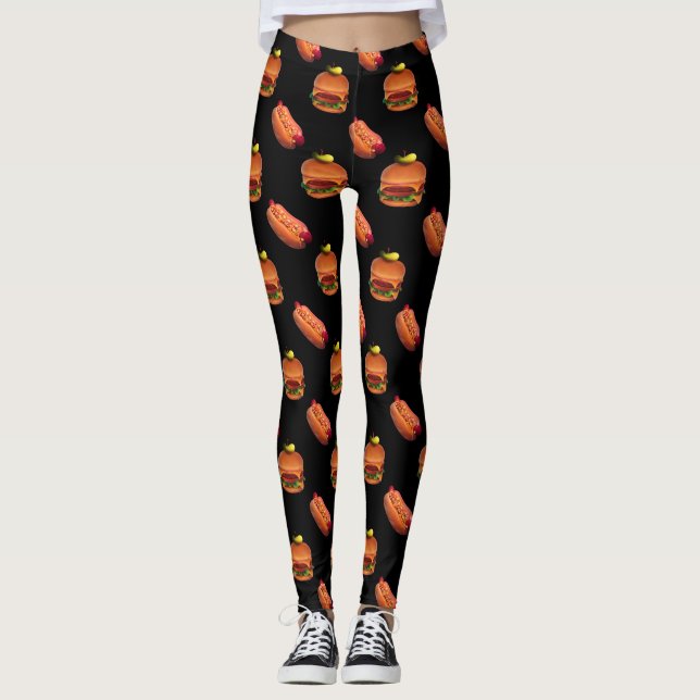 Burgers n' Dogs Leggings (Anverso)