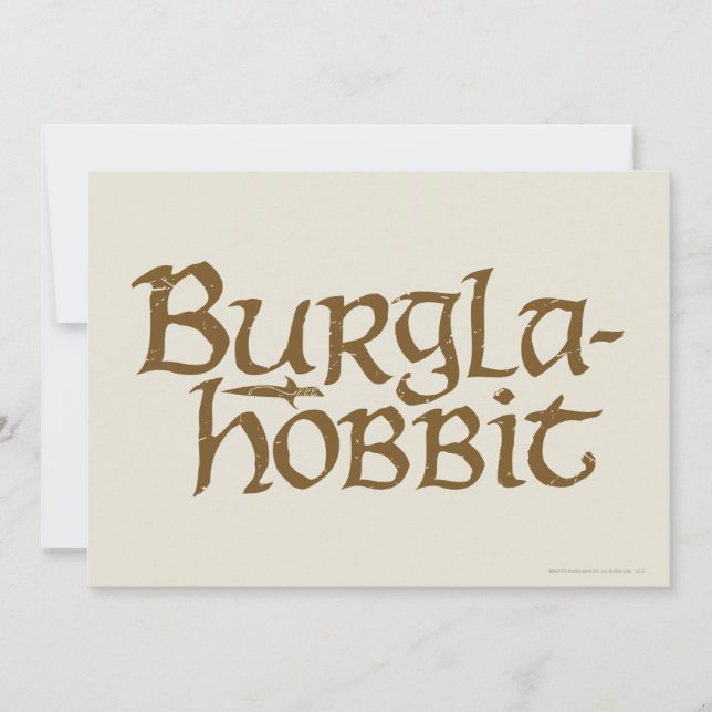 Burgla Hobbit (Anverso)
