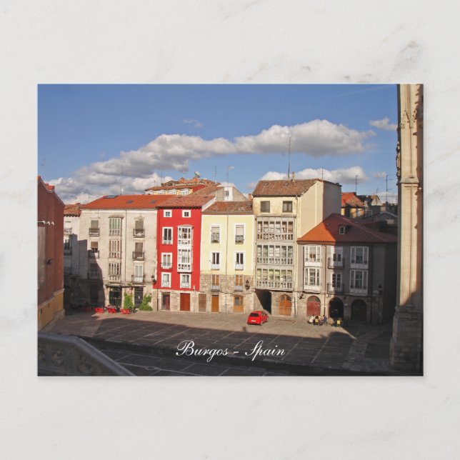 Burgos - España, postal de viaje (Anverso)