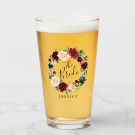 Burgundy Bouquet Wreath | La novia