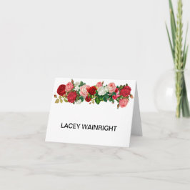 BURGUNDY FLORAL | ROSAS GARLAND FLOWE Personalizad