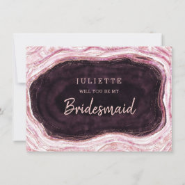 Burgundy Geode sé mi tarjeta de propuesta para la 