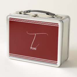 Burgundy Monogramado
