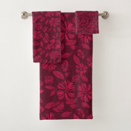 Burgundy Vintage Floral
