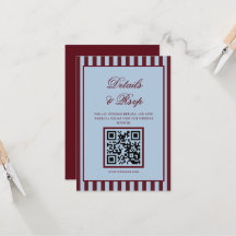 Burgundy y hielo azul respuesta de boda de dinero