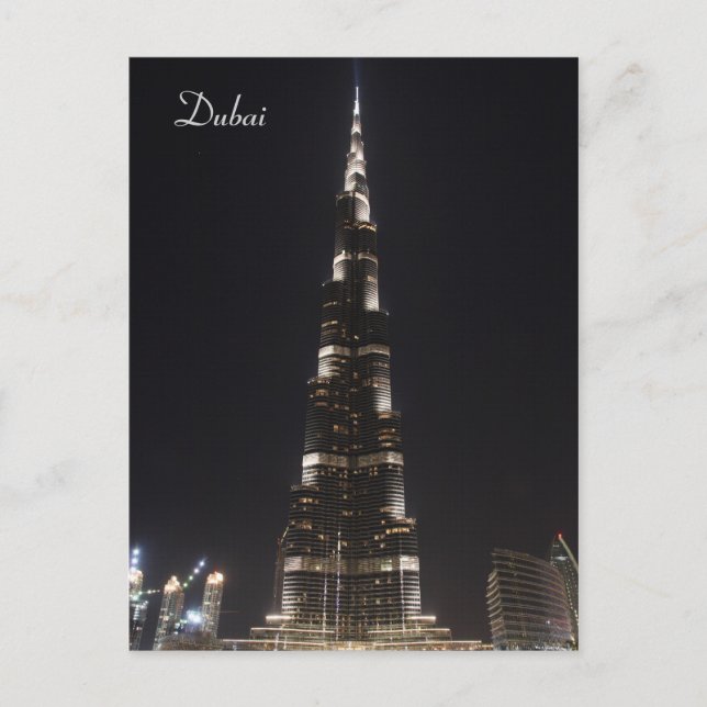 Burj Khalifa, Dubai - postal (Anverso)