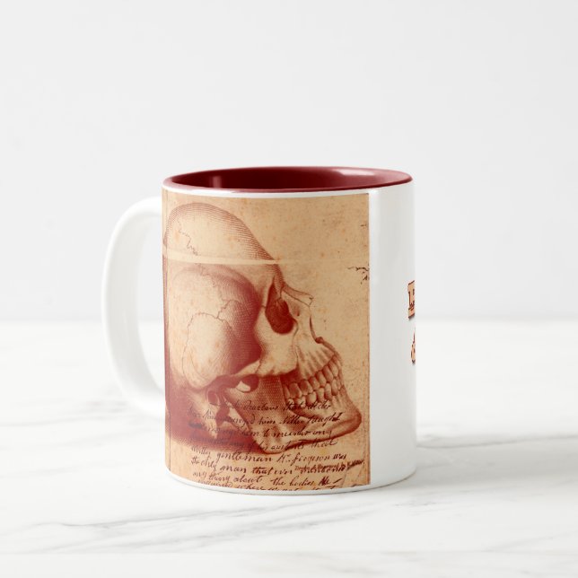 Burke & Hare cabeza del cráneo taza de café (Anverso izquierdo)