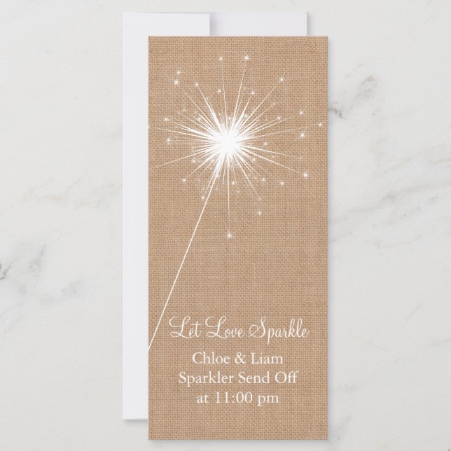Burlap Sparkler Holder (Anverso)
